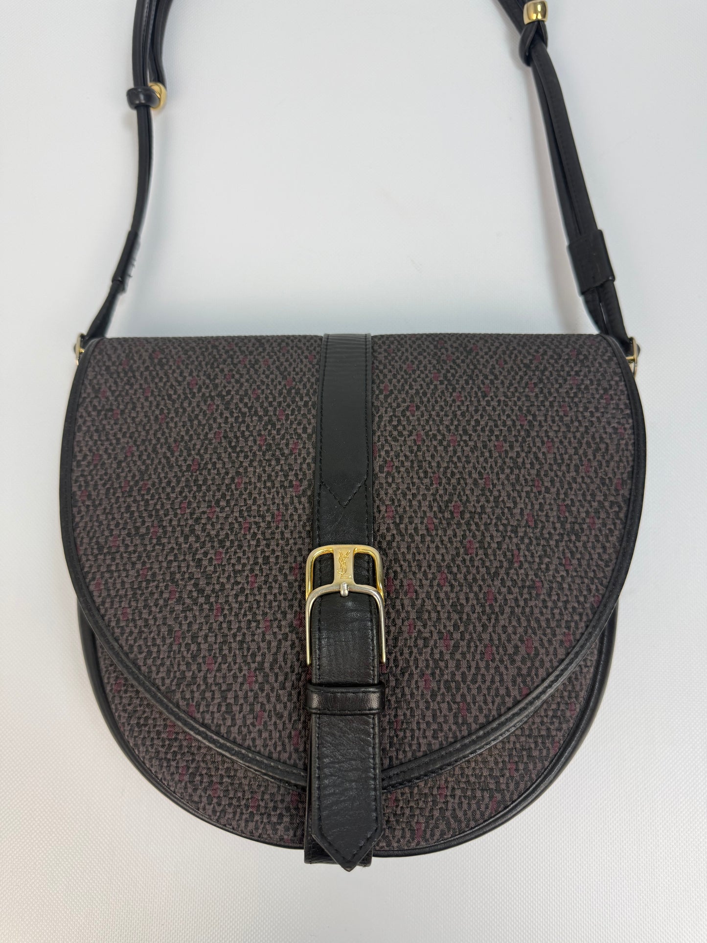 Vintage Yves Saint Laurent Schultertasche braun
