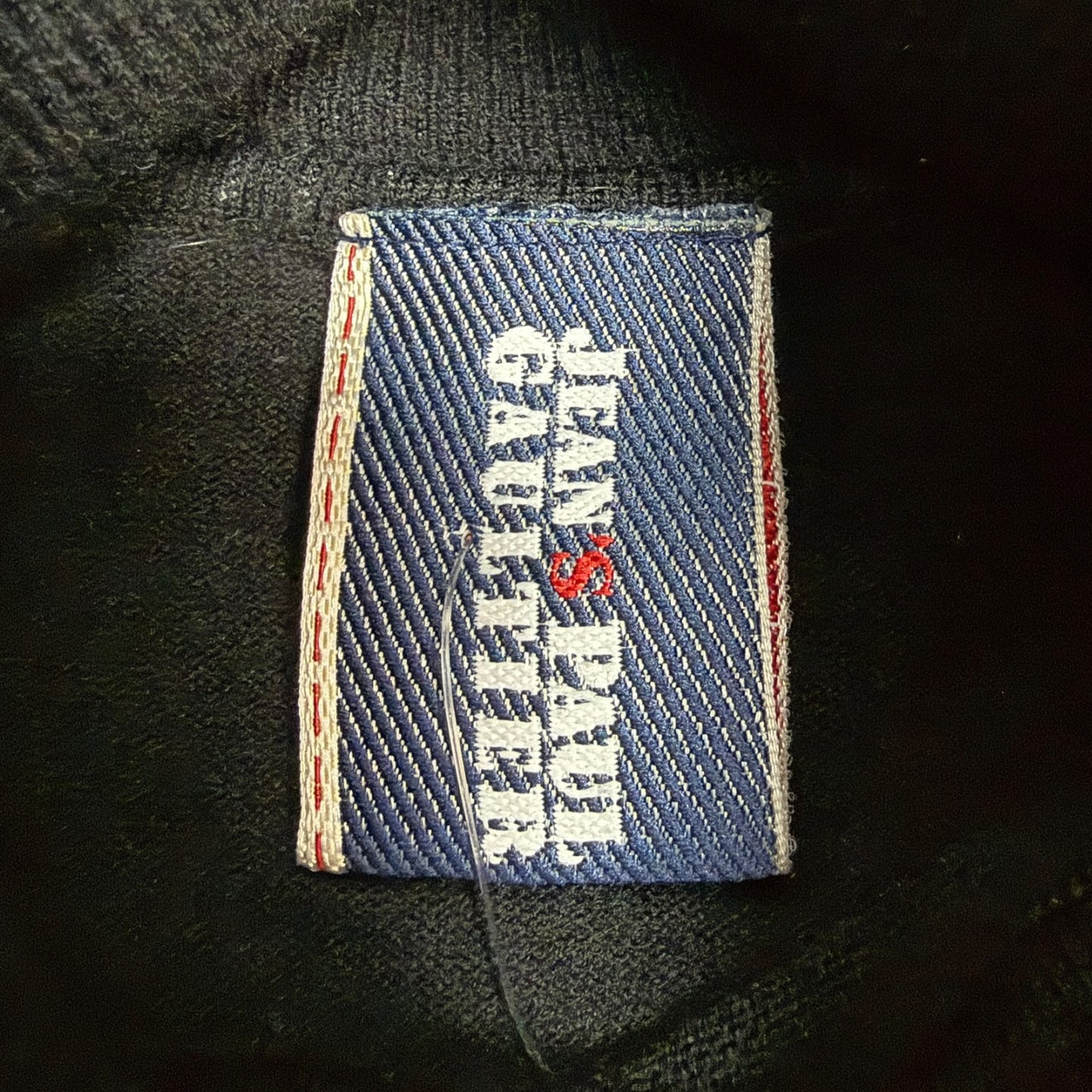 Vintage Jean Paul Gaultier Rollkragen Pullover schwarz Gr. Damen S