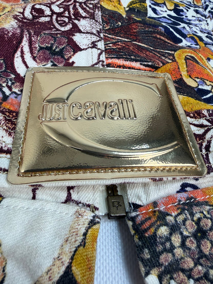 Vintage Just Cavalli Jacke weiß / orange Gr. S