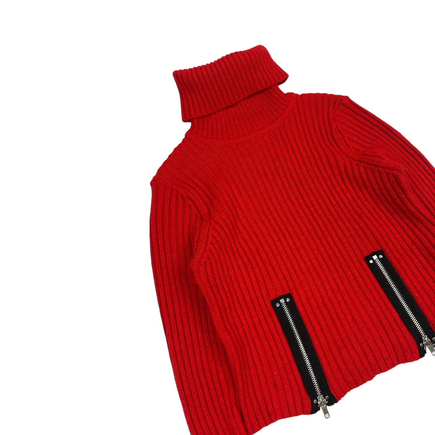Vintage Jean Paul Gaultier Pullover Rot XS