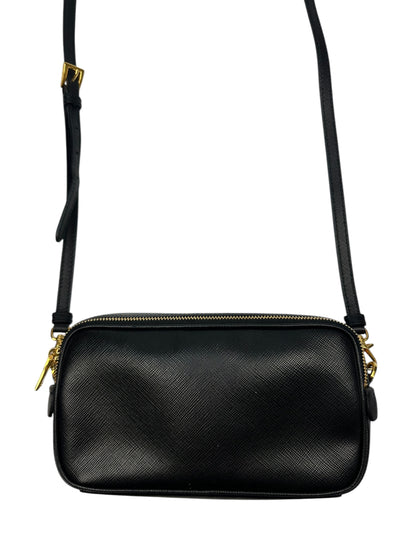 Prada Umhängetasche schwarz/gold