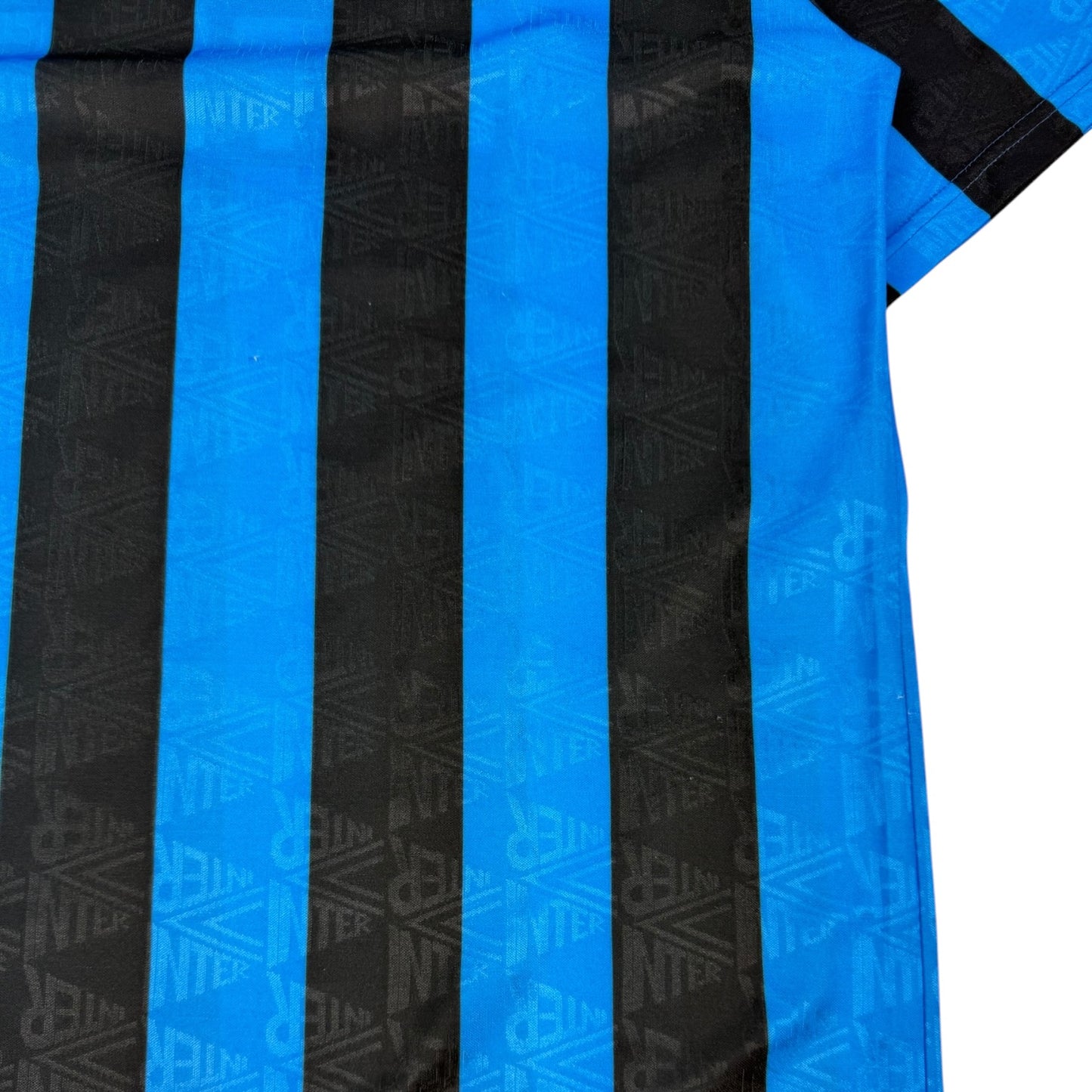 Vintage Umbro Inter Mailand Fußballtrikot blau / schwarz Gr. XL