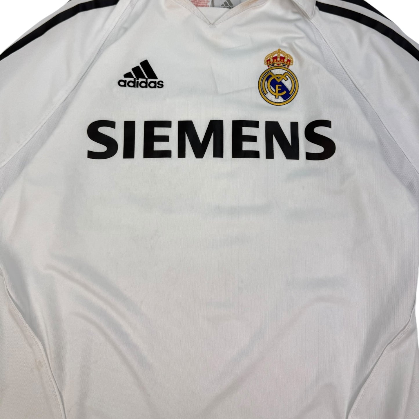 Vintage Adidas Real Madrid Fußballtrikot weiß Gr. 176