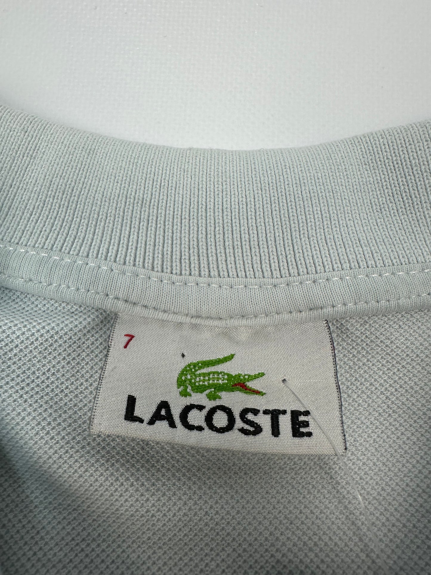 Vintage Lacoste Polohemd hellblau XXL