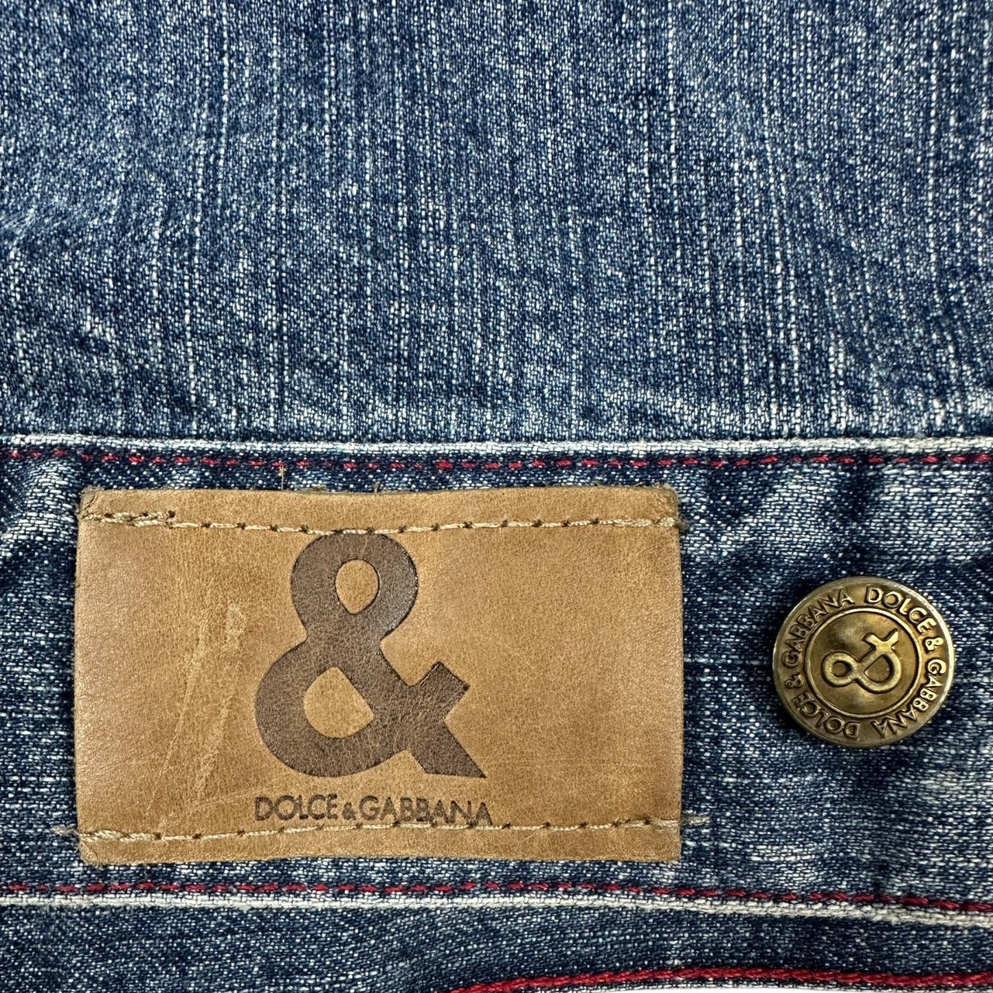 Vintage Dolce & Gabbana Jeans Jacke blau