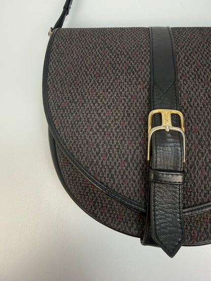 Vintage Yves Saint Laurent Schultertasche braun
