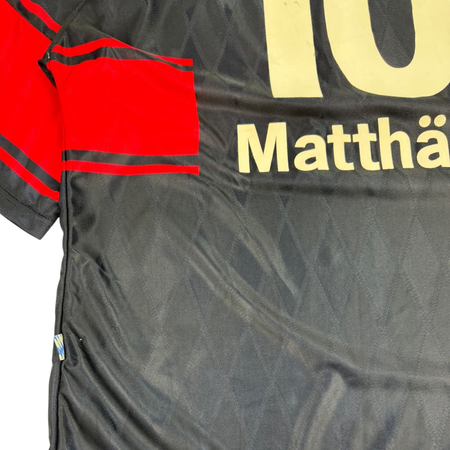 Vintage FC Bayern Fußballtrikot Matthäus dunkelblau Gr. XL