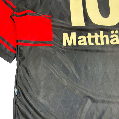 Vintage FC Bayern Fußballtrikot Matthäus dunkelblau Gr. XL