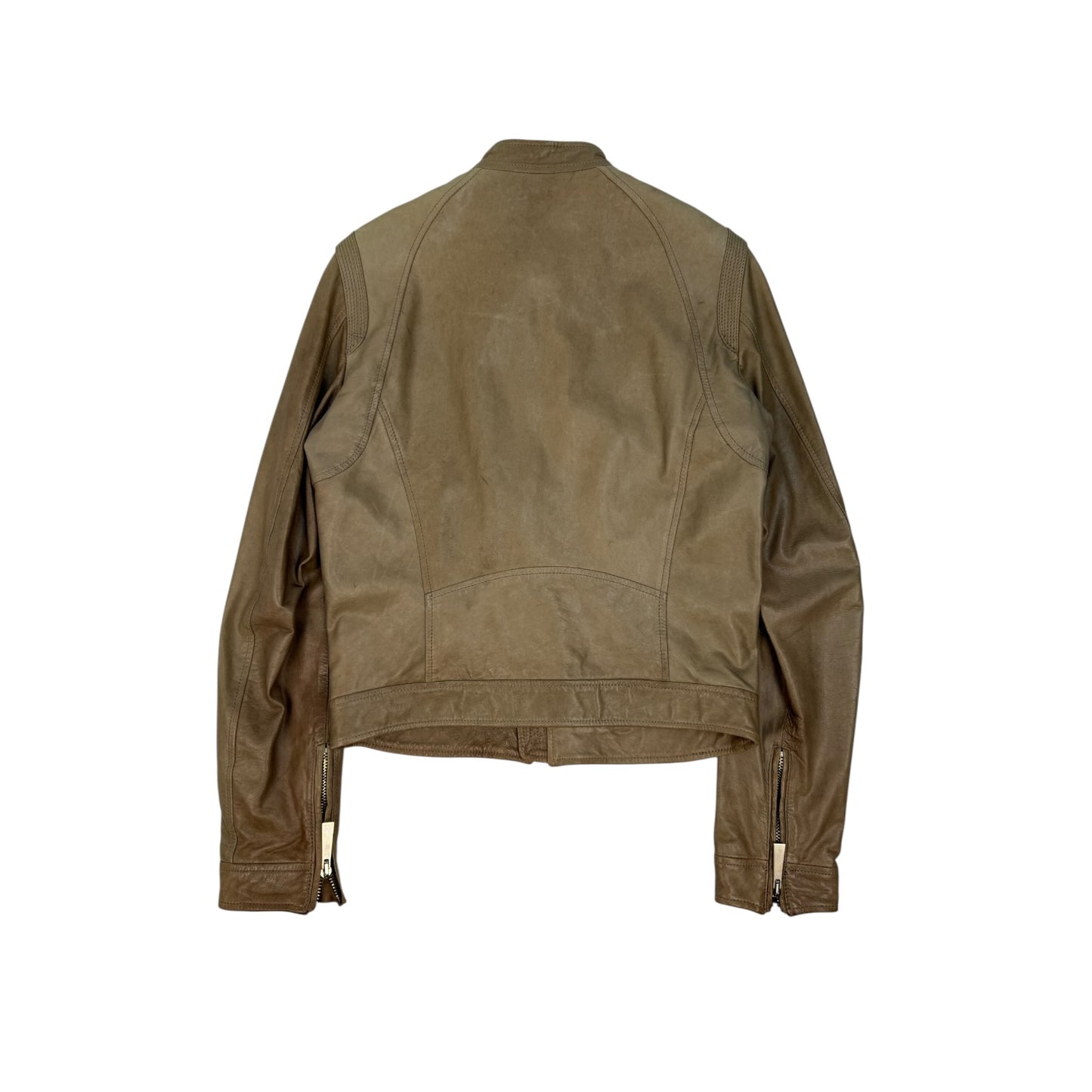 Vintage Just Cavalli Lederjacke braun Gr. 48