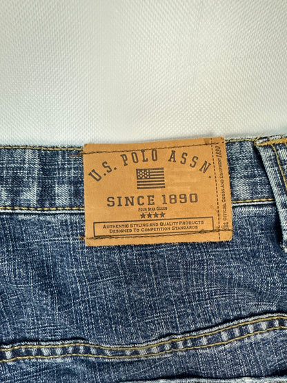 Vintage U.S POLO ASSN. Jorts/kurze Jeanshose blau Gr. 34