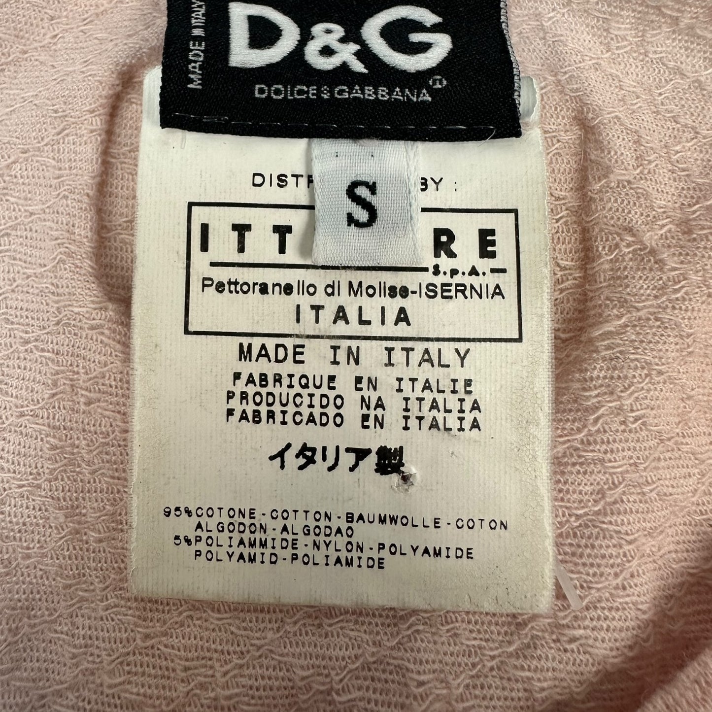 Vintage Dolce & Gabbana T-Shirt rosa L