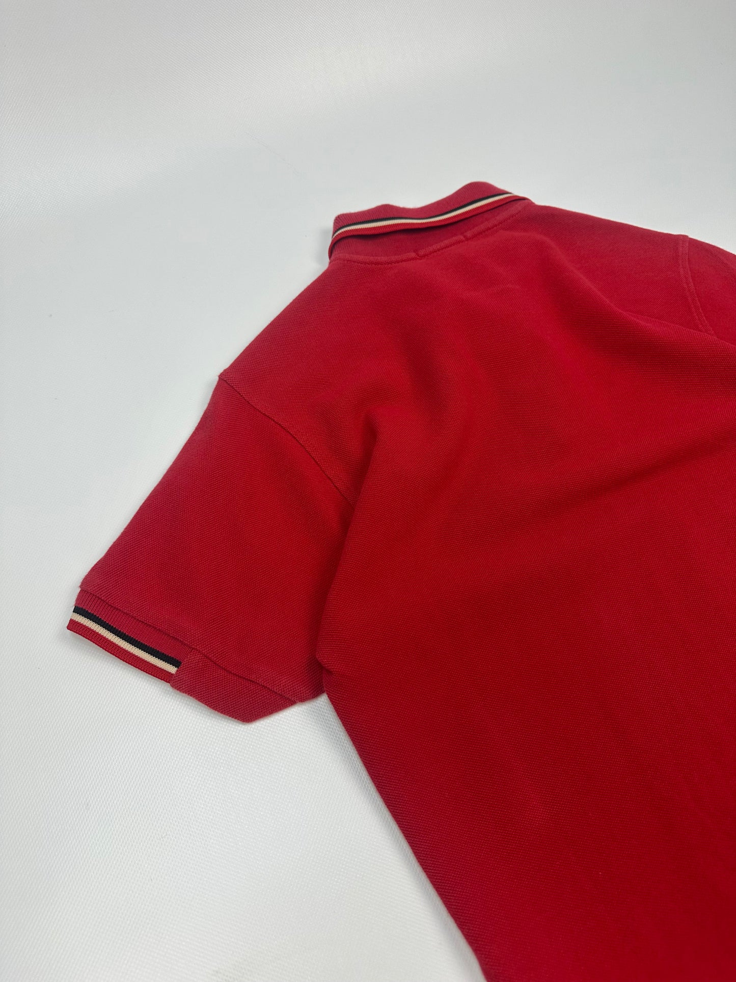 Vintage Burberry Polohemd rot S