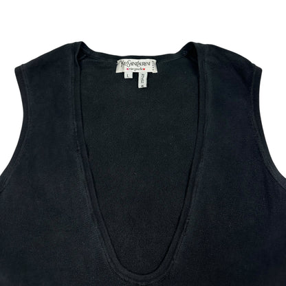 Vintage Yves Saint Laurent Top schwarz Damen L