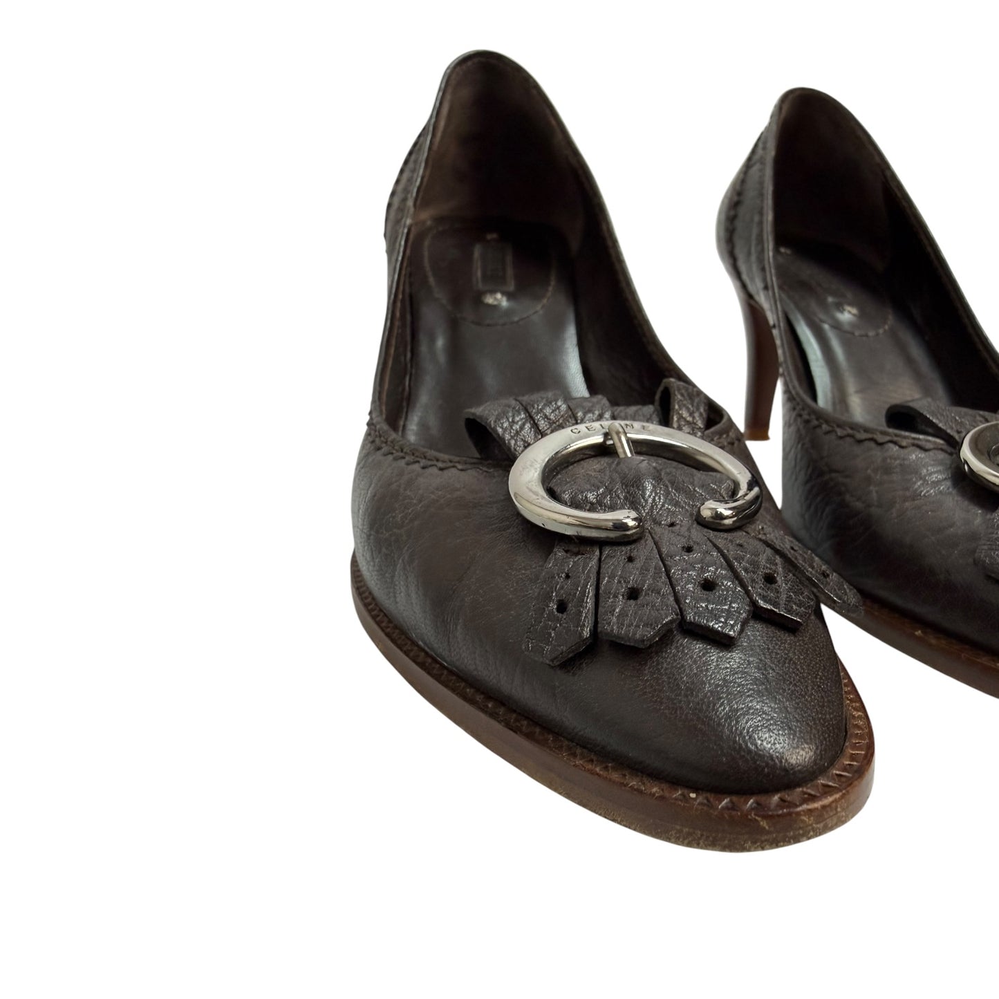 Vintage Celine Heels braun Gr. 38,5