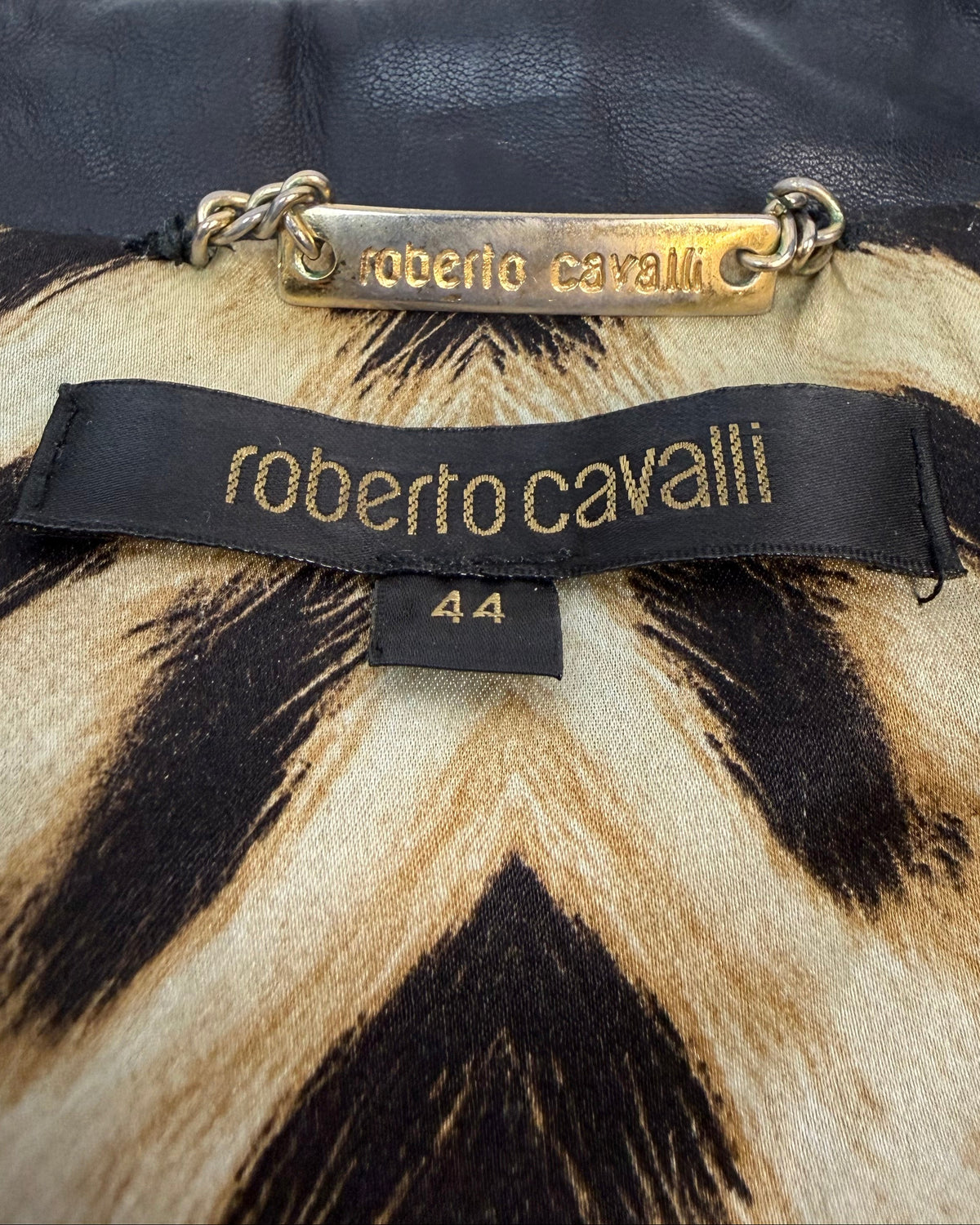 Roberto Cavalli FW 2006 Lederjacke