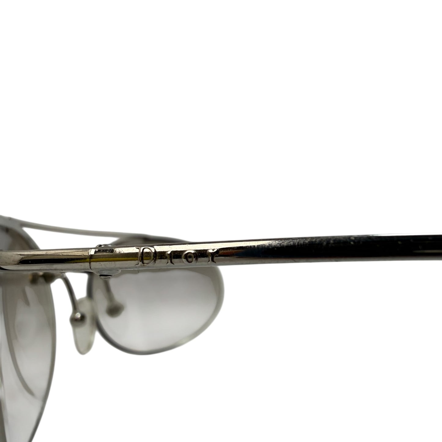 Vintage Christian Dior Brille Silber