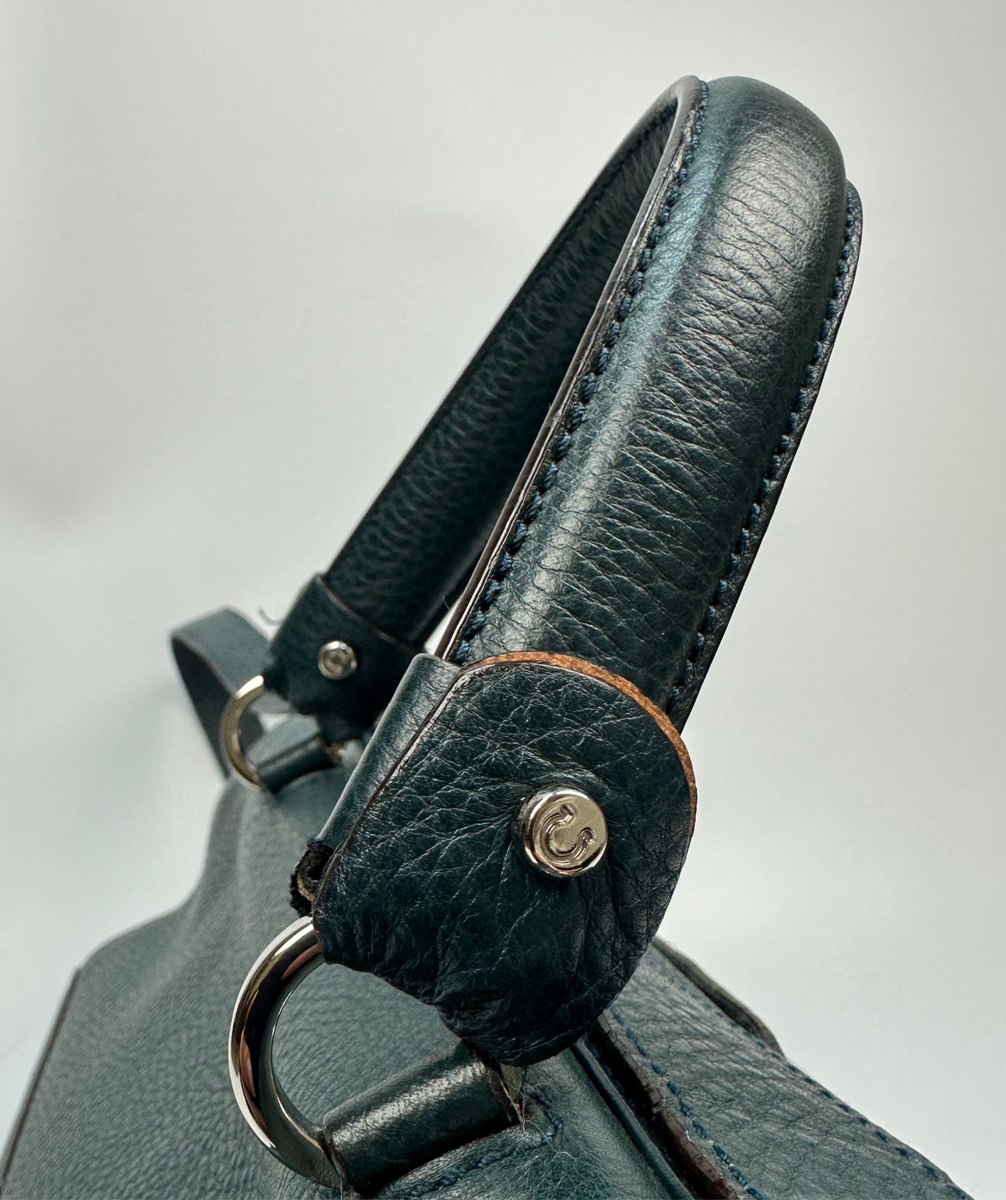 Salvatore Ferragamo Sofia Handtasche petrol
