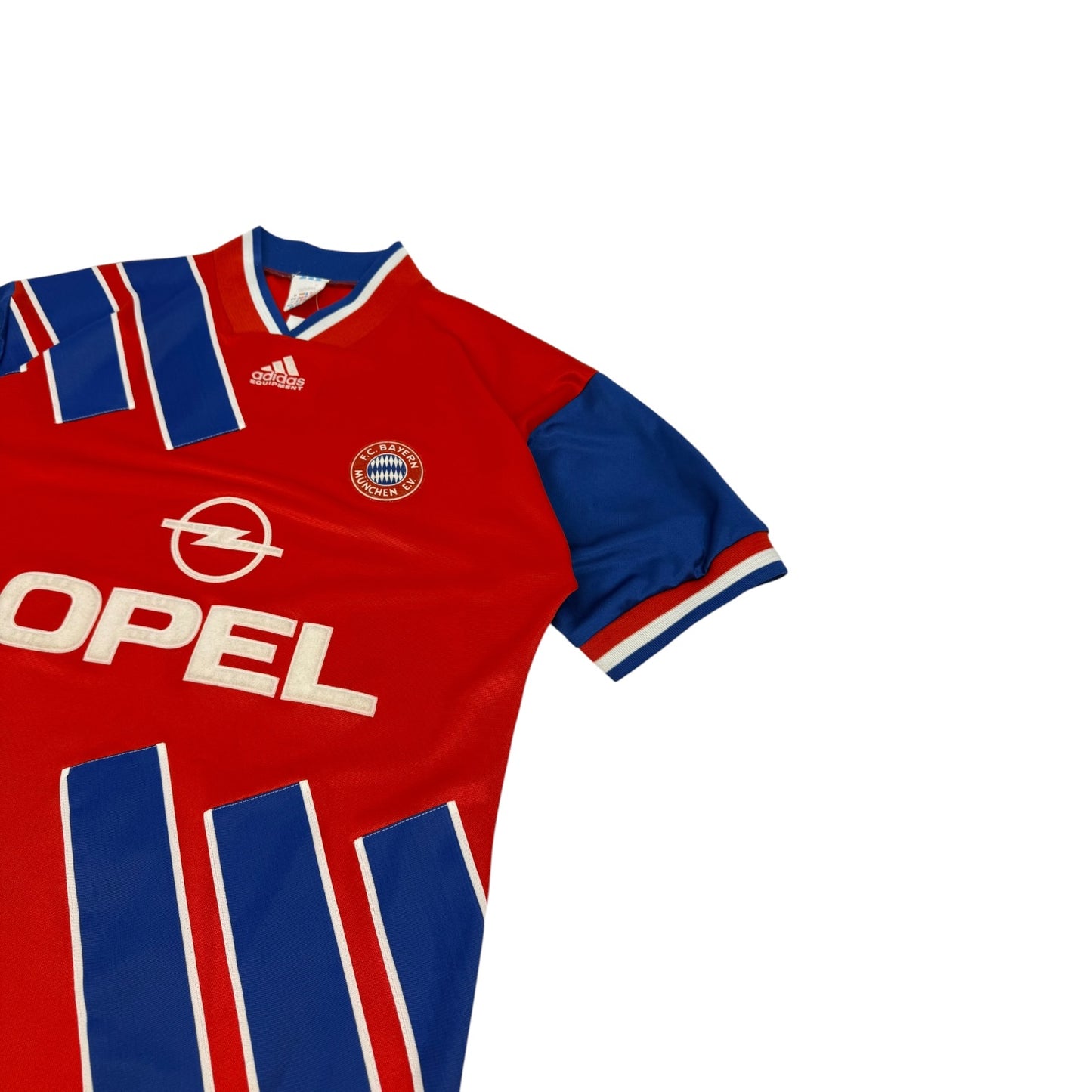 Vintage Adidas FC Bayern Fußballtrikot rot Gr. M