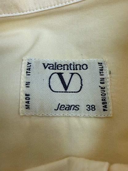 Vintage Valentino Jeans Hemd gelb Gr. 38