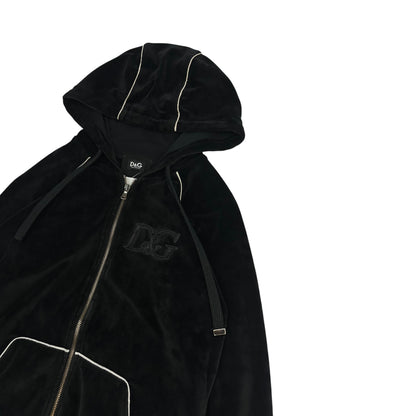 Vintage Dolce & Gabbana Samt Jacke schwarz M
