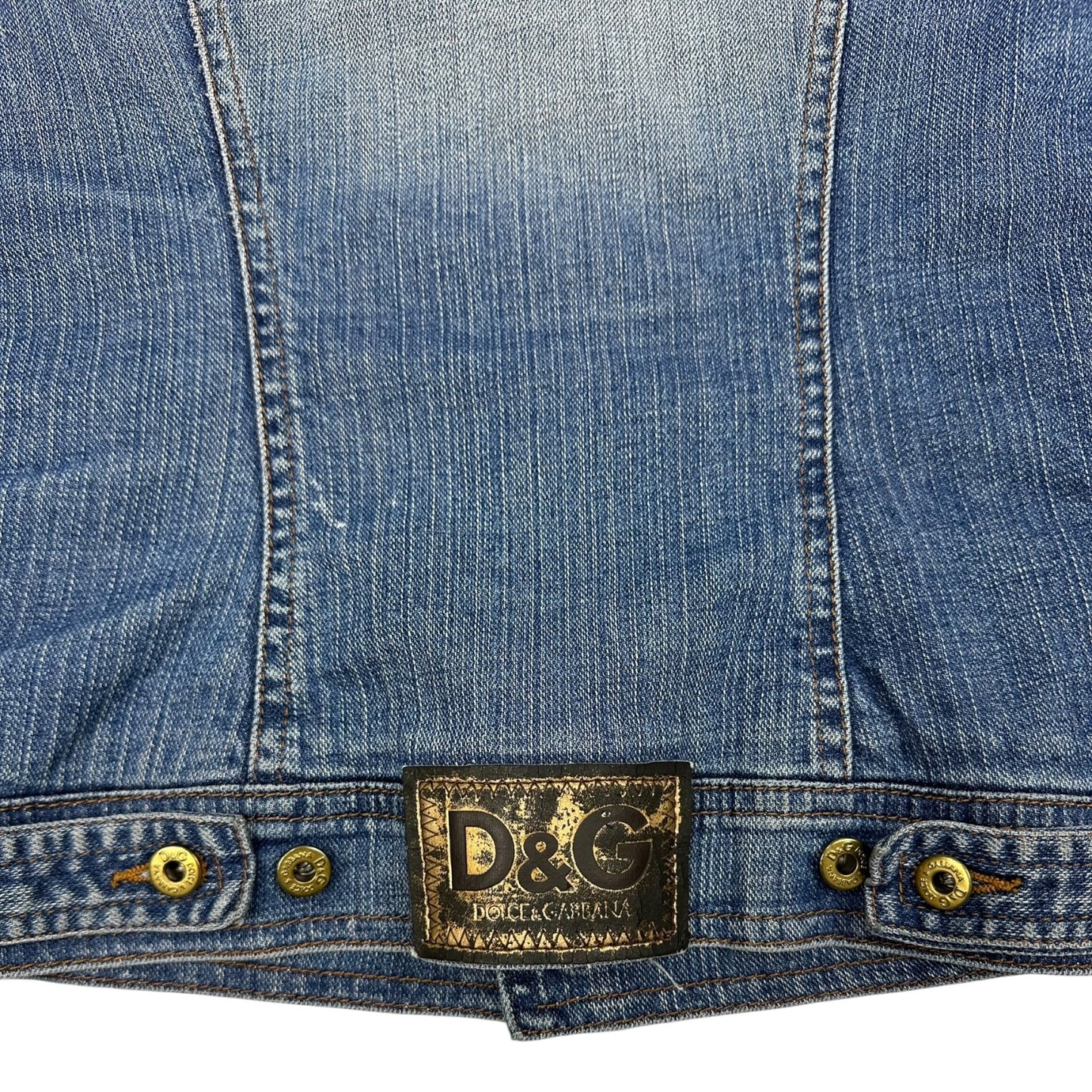 Vintage Dolce & Gabbana Jeansjacke hellblau L