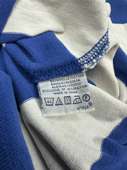 Vintage Polo Ralph Lauren Polohemd blau/weiß XXL