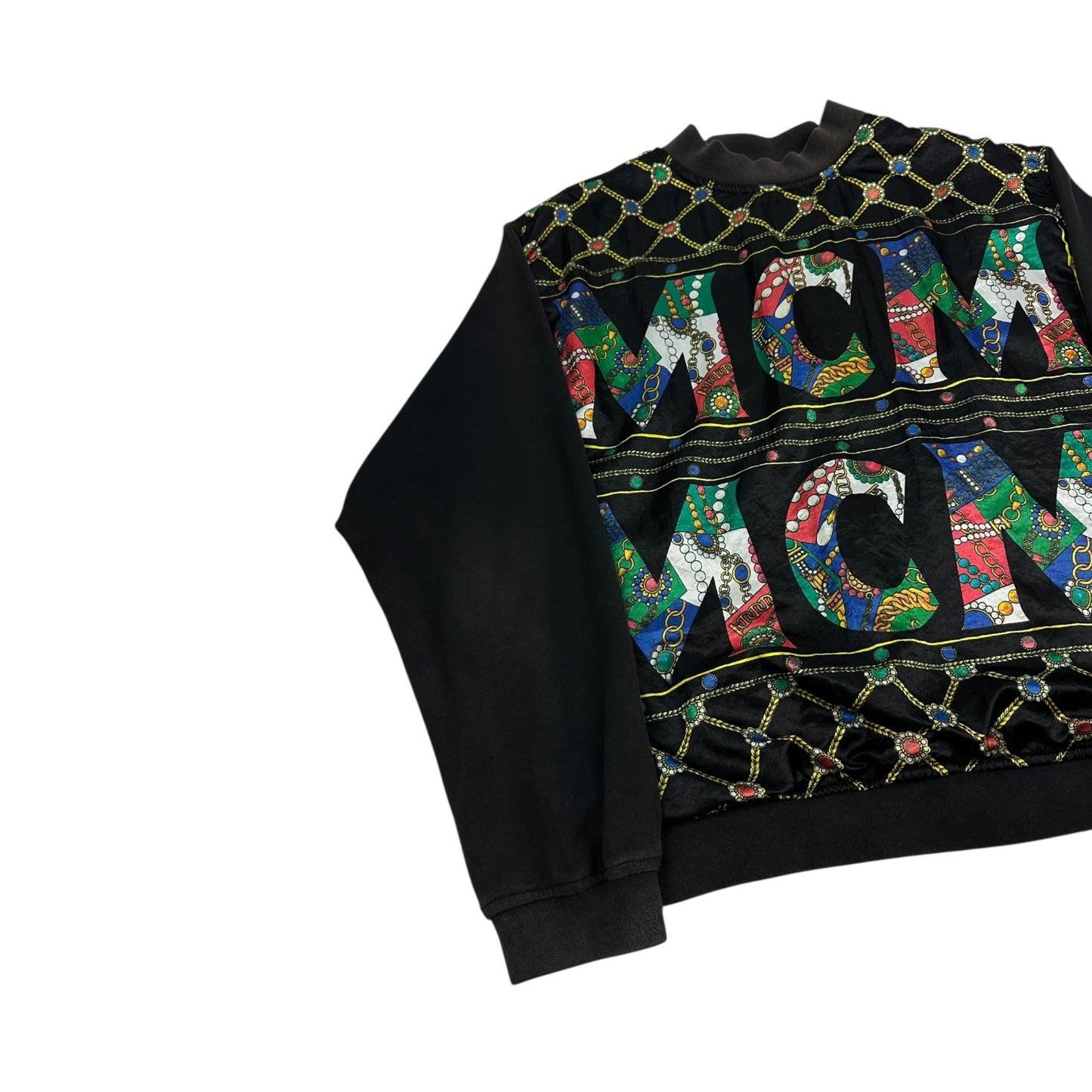 Vintage MCM Sweatshirt schwarz / bunt L