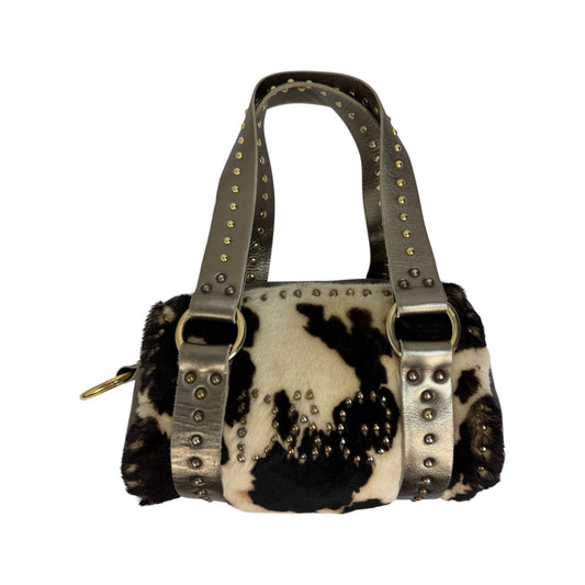 Vintage Dolce & Gabbana Tasche Cow Silber / Gold