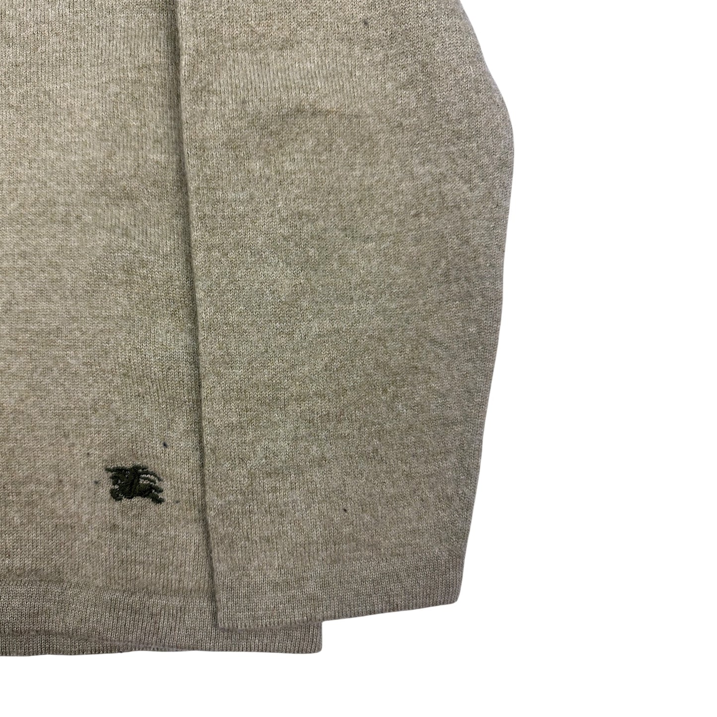 Vintage Burberry Rollkragenpullover grün 48