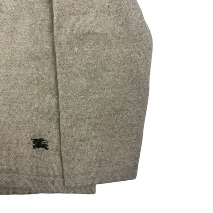 Vintage Burberry Rollkragenpullover grün 48