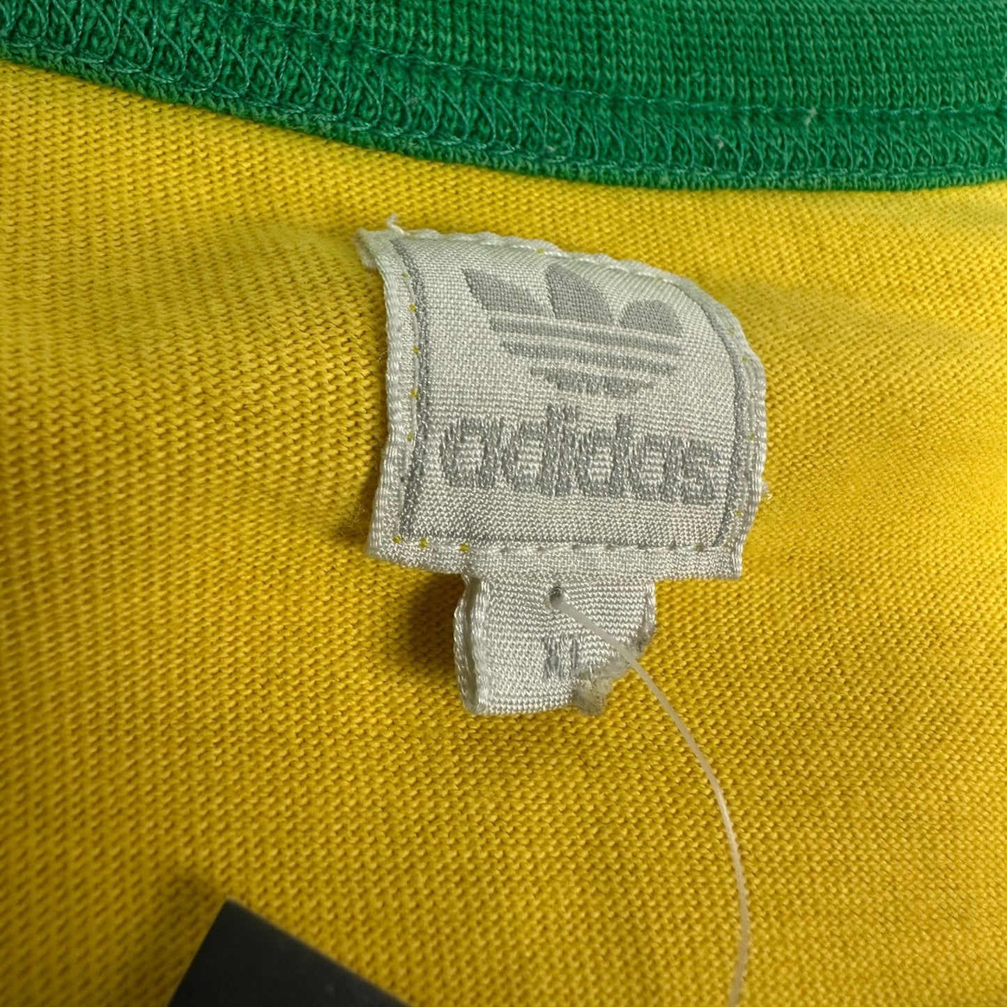 Vintage Adidas Longsleeve gelb / grün XL