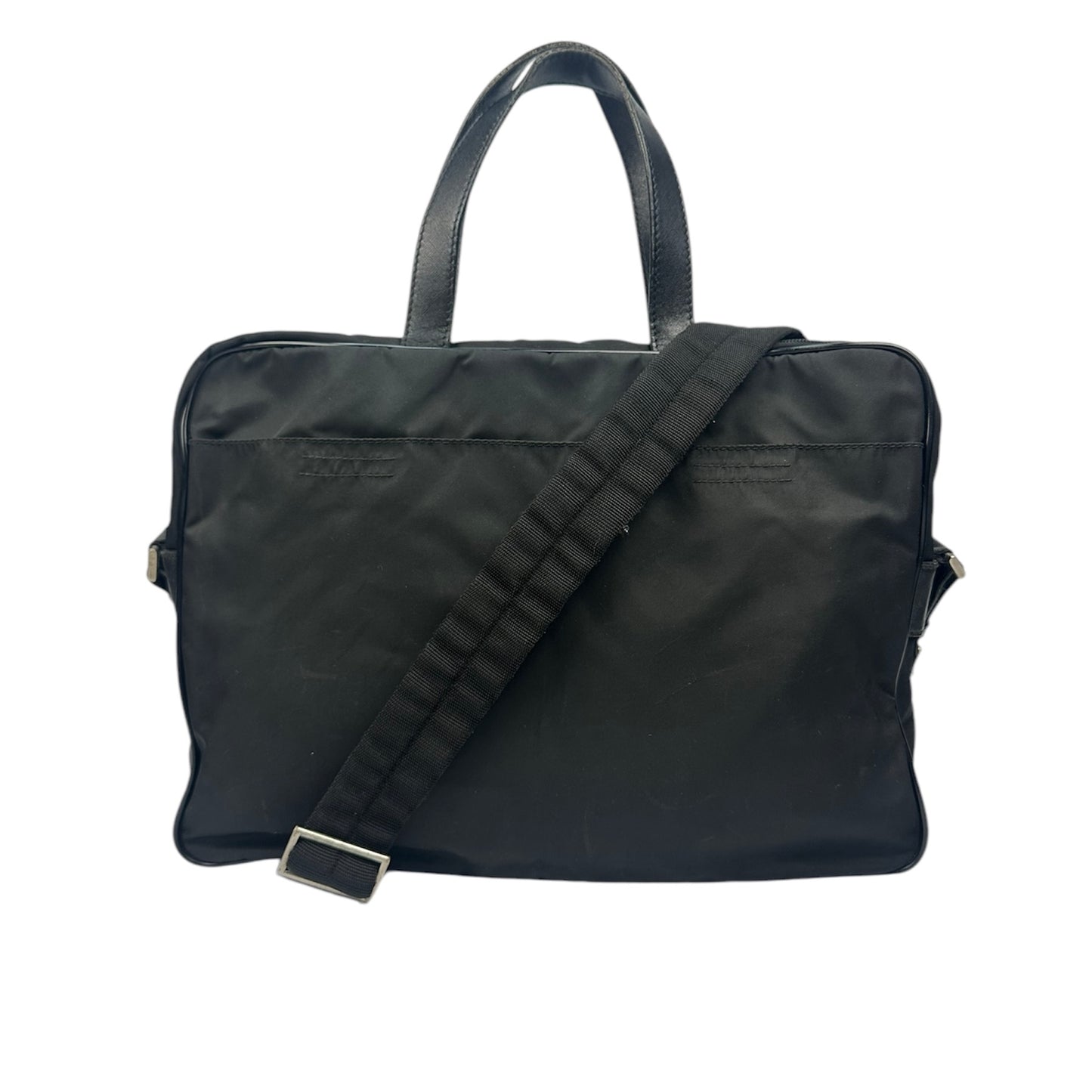 Prada Laptop- Umhängetasche schwarz