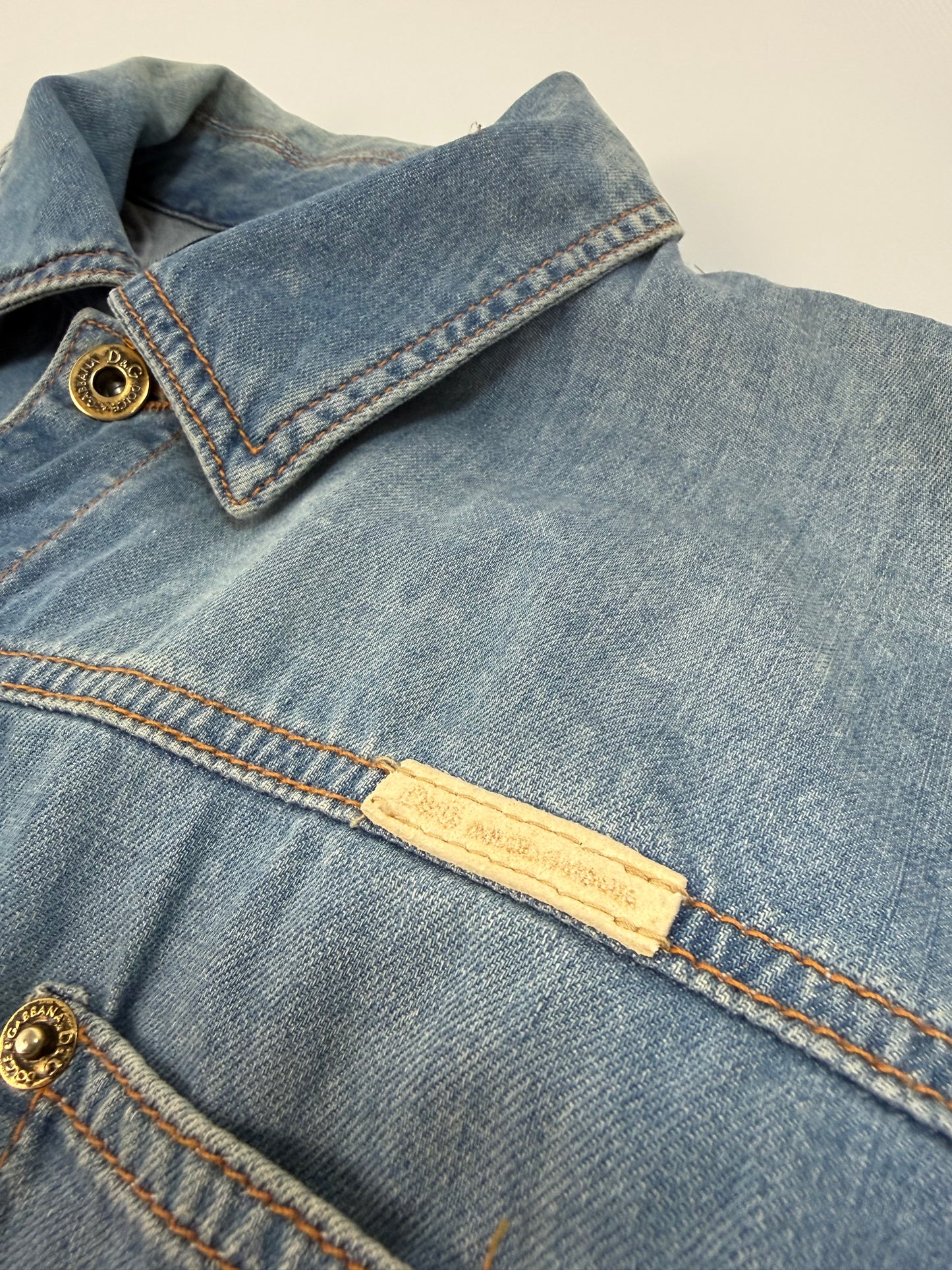 Vintage Dolce & Gabbana Jeansjacke blau Gr. M
