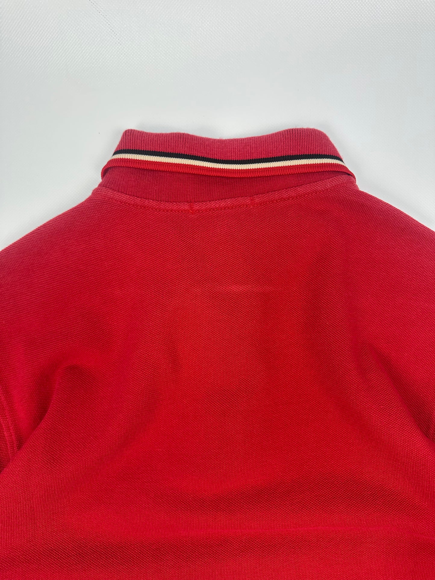 Vintage Burberry Polohemd rot S