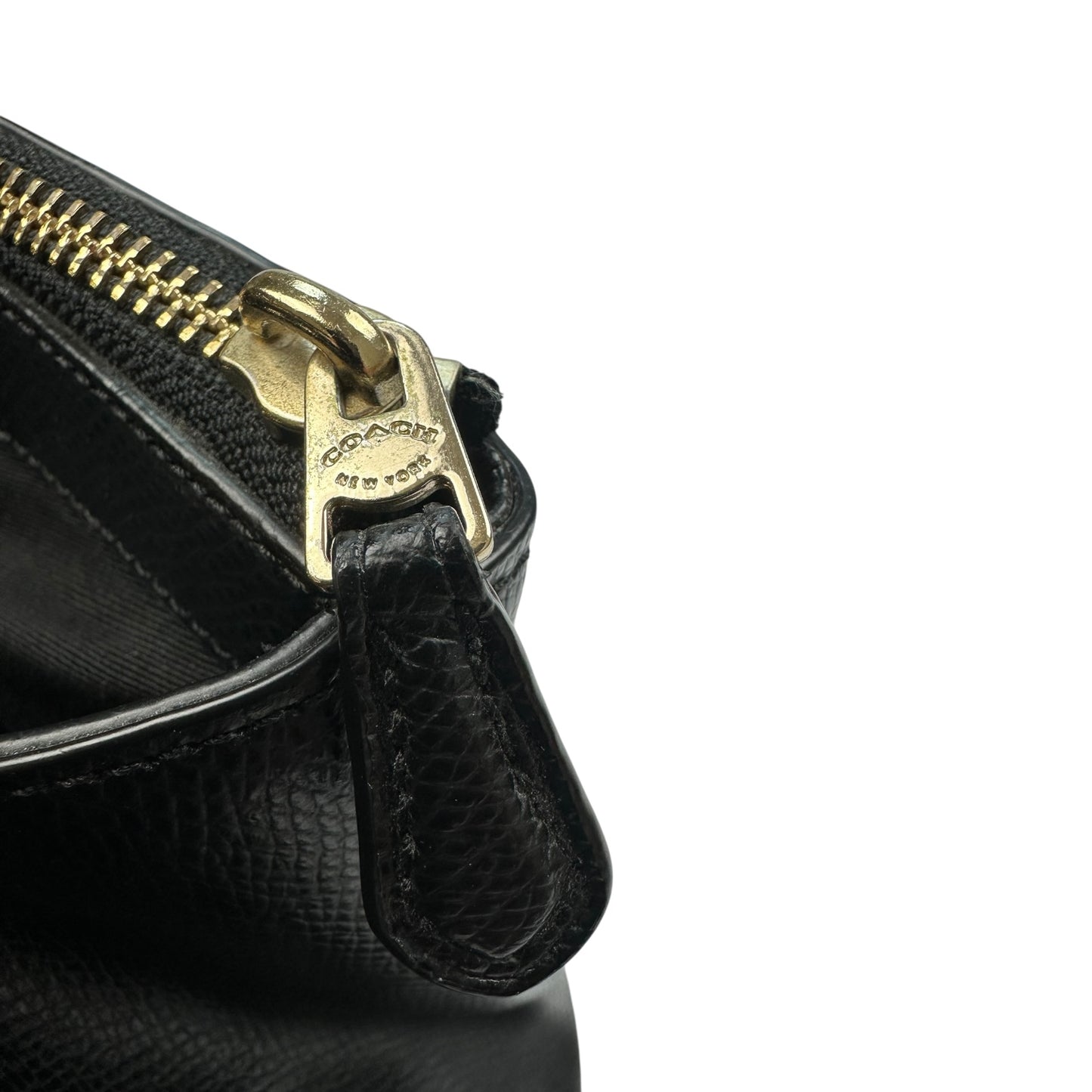 Coach Handtasche schwarz / gold