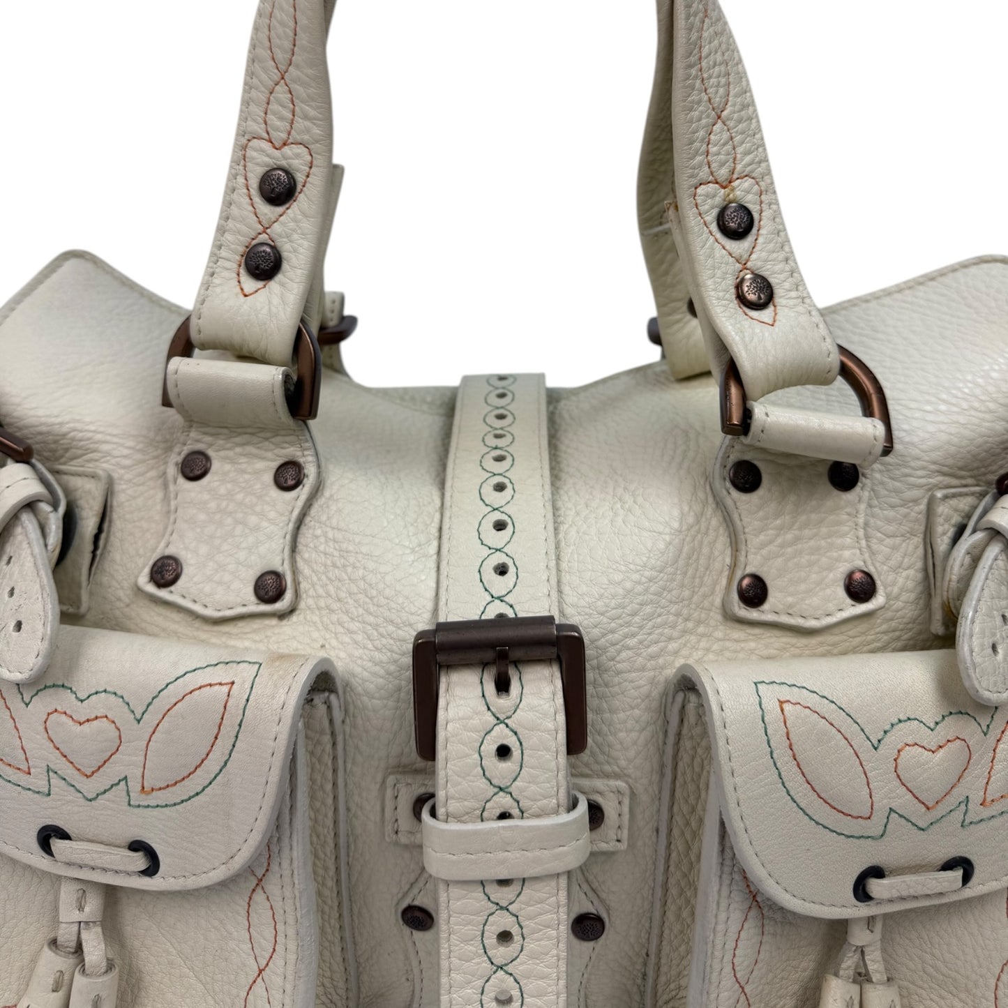 Vintage Mulberry Handtasche beige