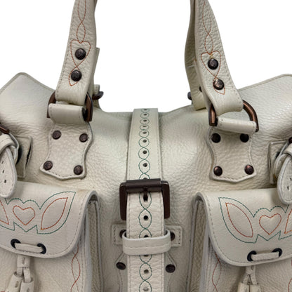 Vintage Mulberry Handtasche beige