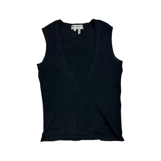 Vintage Yves Saint Laurent Top schwarz Damen L