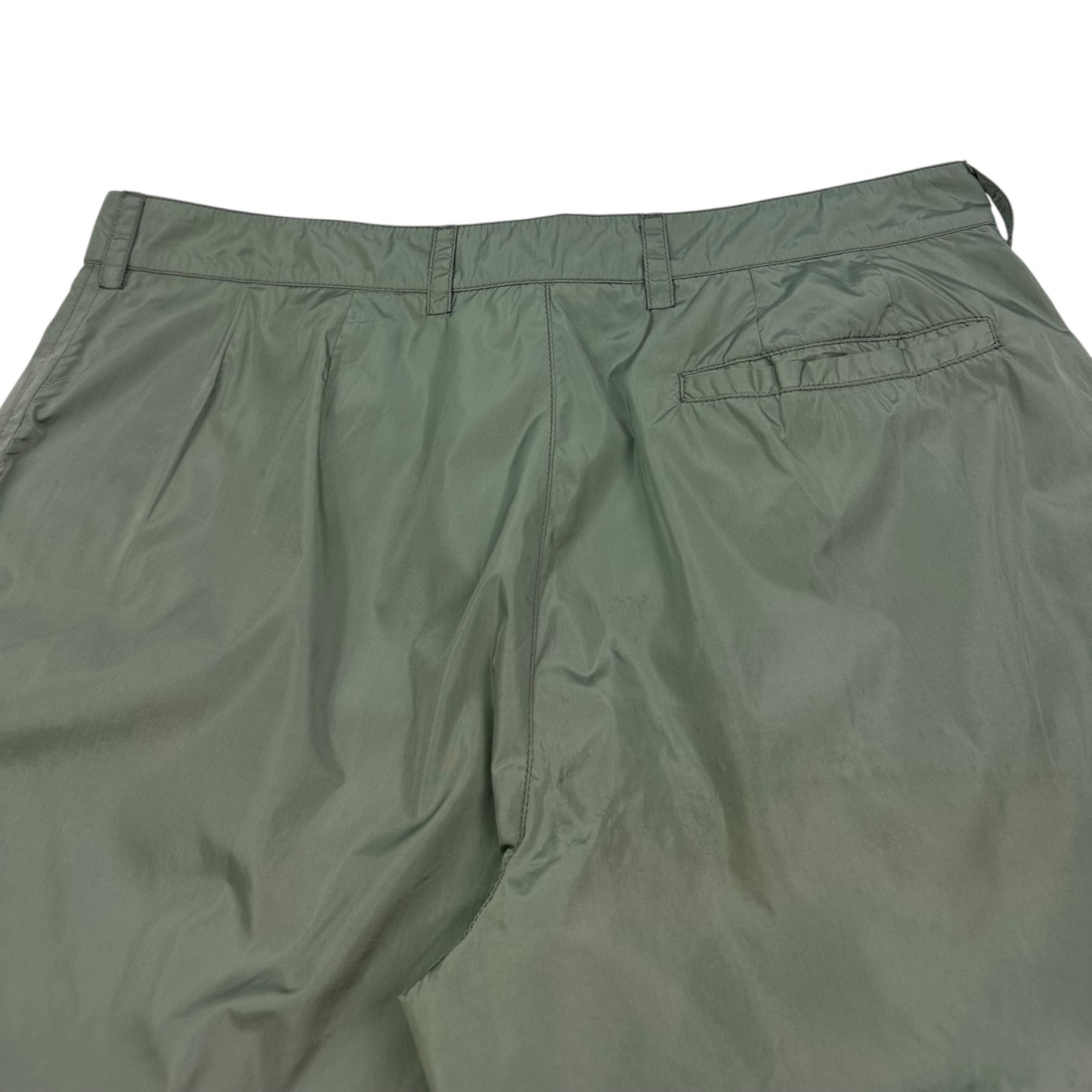 Vintage Prada Hose kurz hellgrün 48