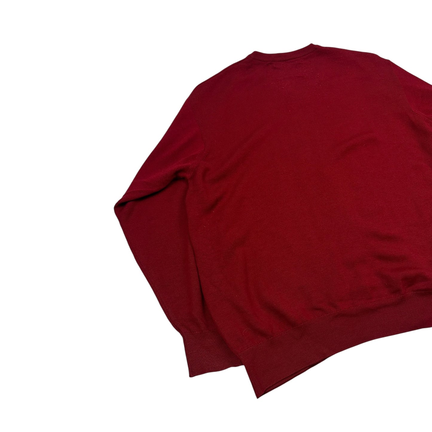 Vintage Burberry Pullover rot 7/XL