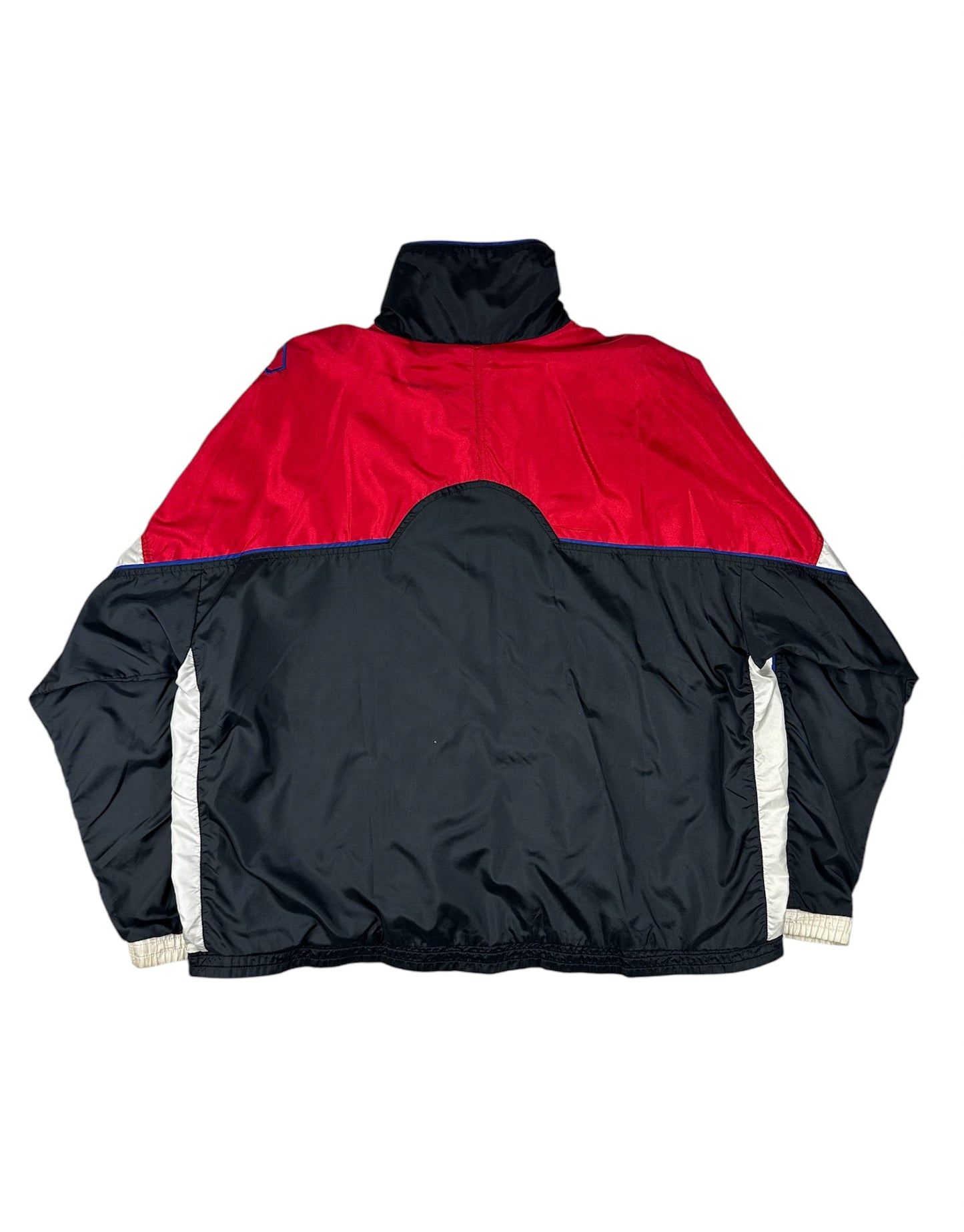 Vintage Nike Trackjacket rot / blau / schwarz XL