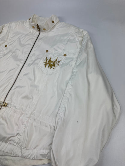 Vintage MCM Trackjacket weiß/gold Gr. XL
