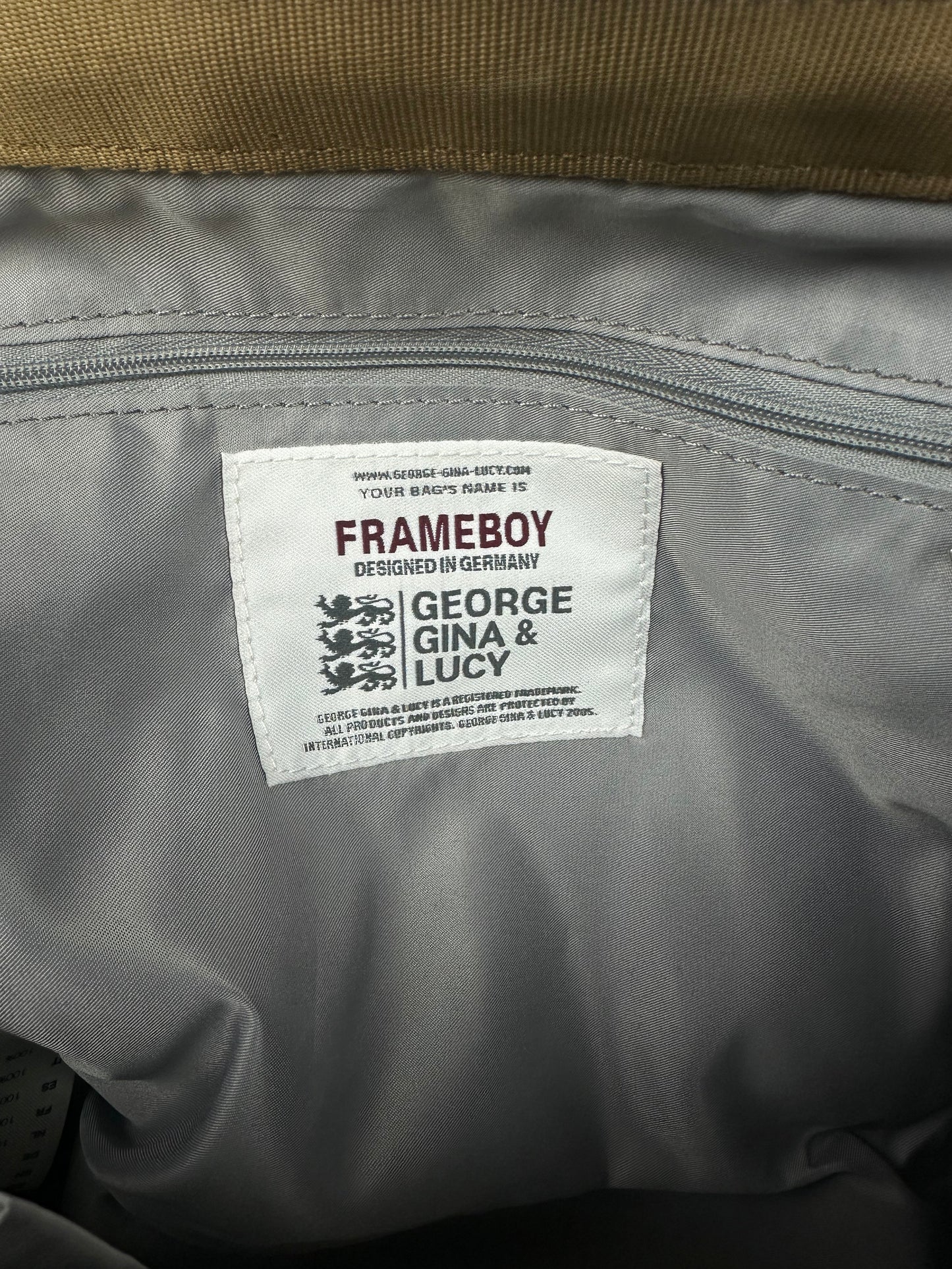 Vintage GG&L Hand- Umhängetasche gold