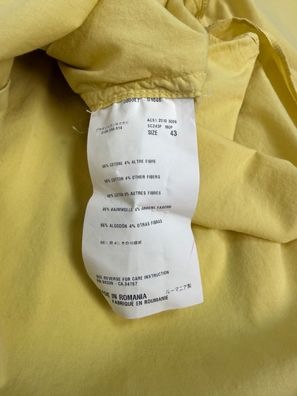 Vintage Prada Hemd gelb Gr. 43