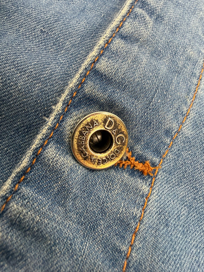 Vintage Dolce & Gabbana Jeansjacke blau Gr. M