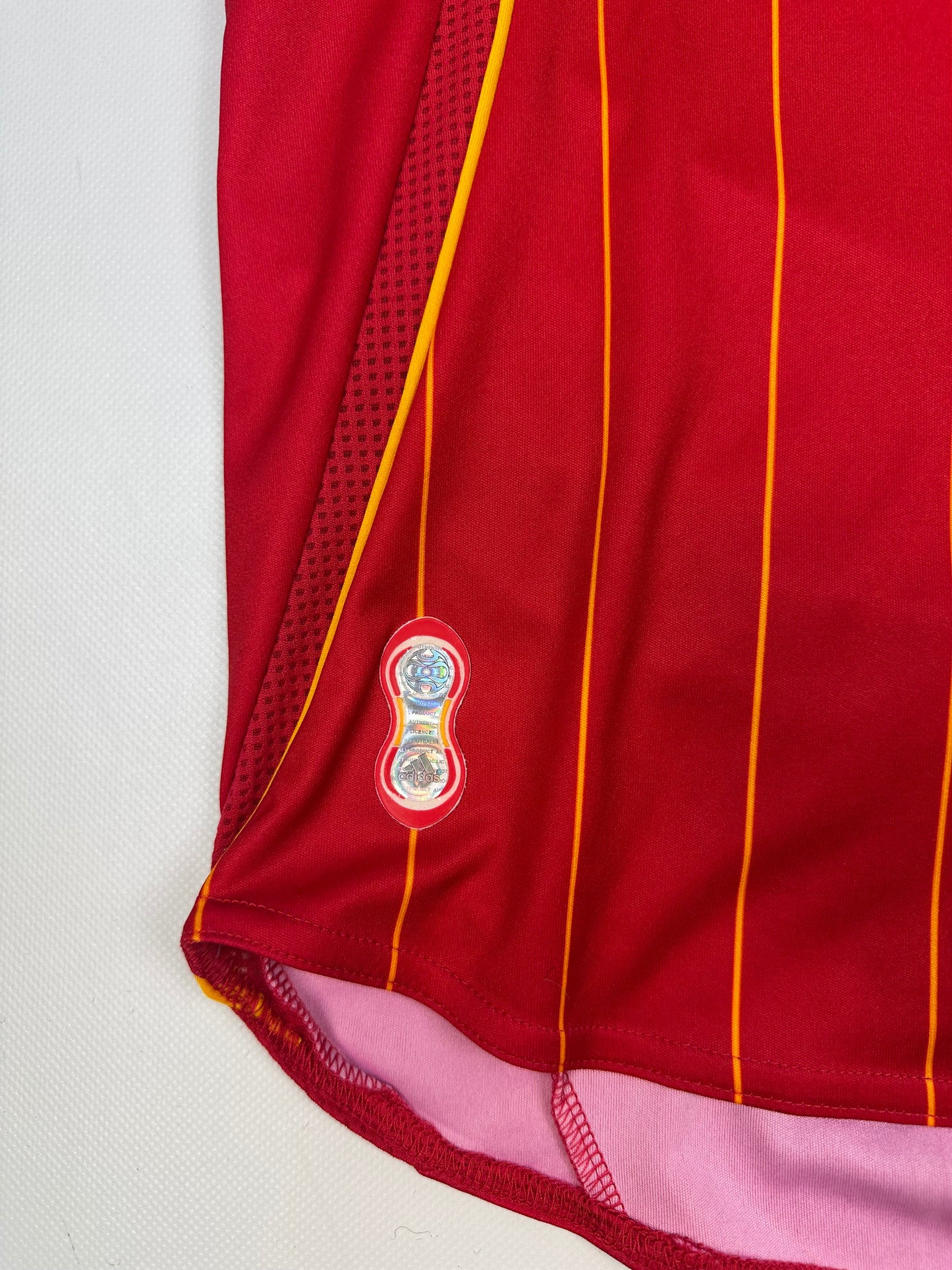 Vintage Adidas Spanien Fußballtrikot rot XL