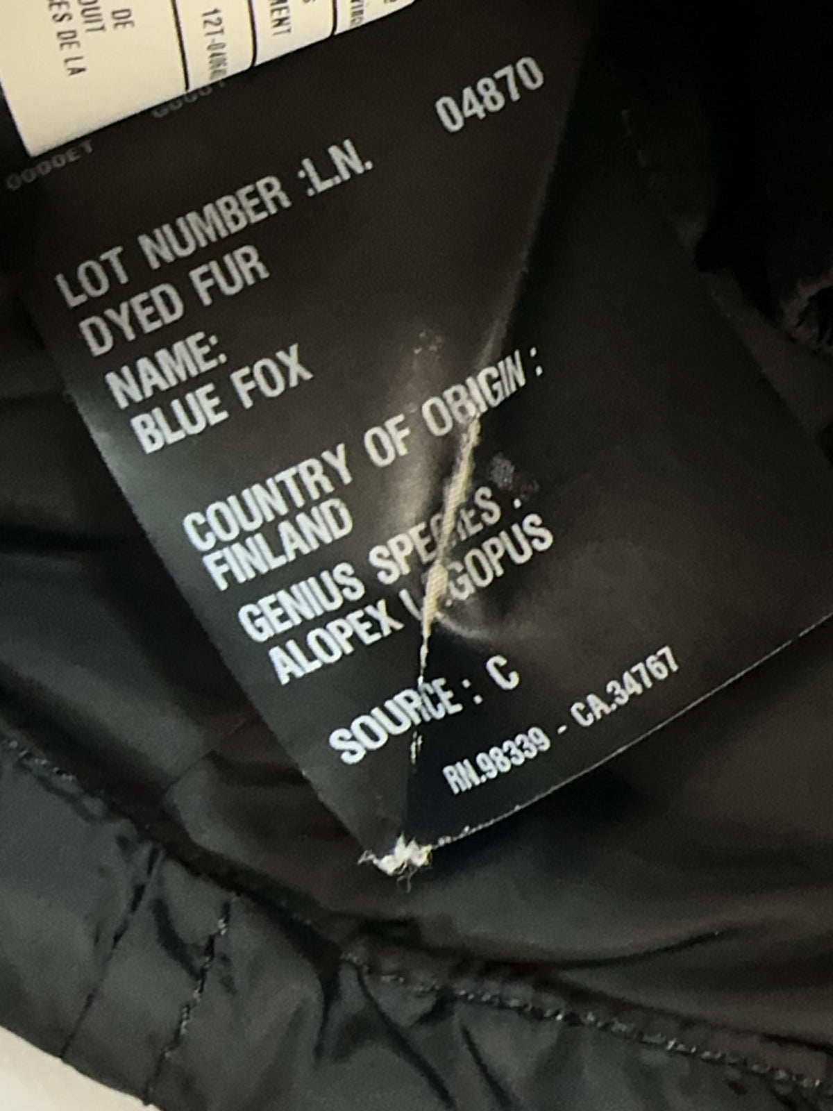 Prada "Blue Fox" Daunen Jacke