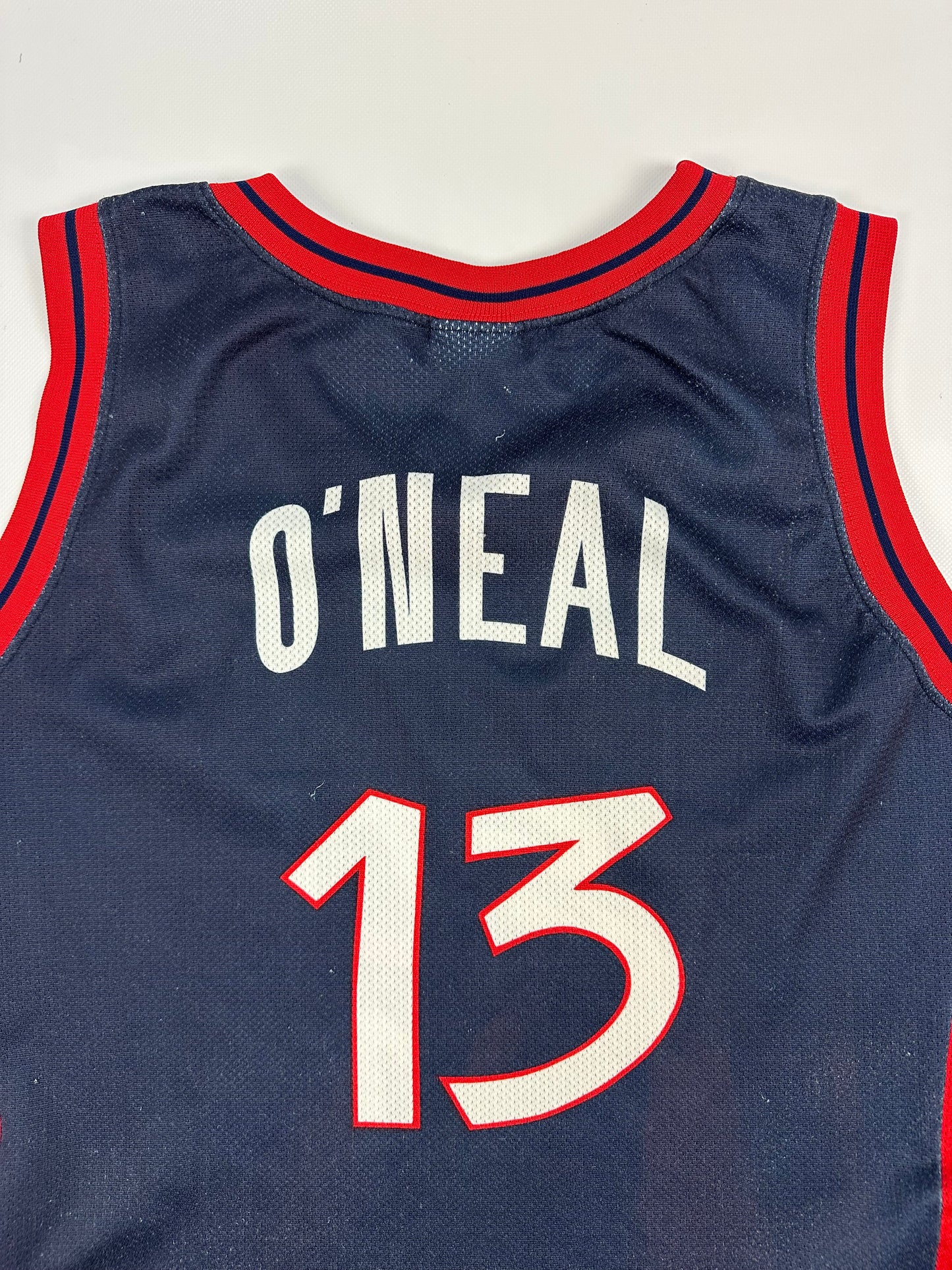 Vintage Champion O‘NEAL / USA Jersey navy/rot Gr. M