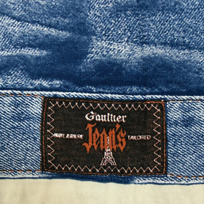 Vintage Gaultier Jeans Weste blau Gr. Damen M