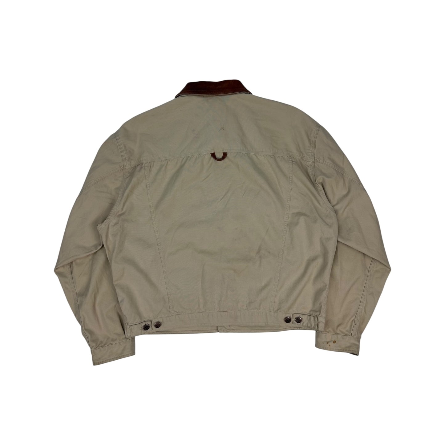 Vintage Marlboro Classics Jacke beige / braun XXL